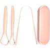 Stainless Steel Titanium Tongue Scraper - Oral Hygiene Tool for Tongue Cleaning
