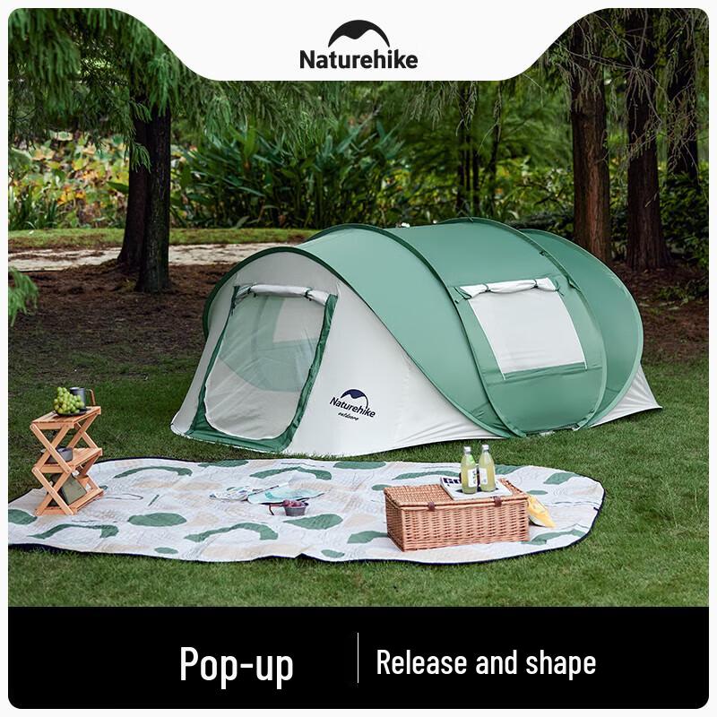 Naturehike 3-4 Person Automatic Pop-up Camping Tent