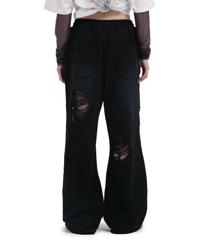 Depeugameoncheu Destroyed Sweat Pants [2Color]