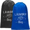 Sylfairy 2 Pack Extra Large Travel Laundry Bag, Dirty Clothes Organizer with Drawstring,Heavy Duty Travel Laundry Bags,Easy Fit a Laundry Hamper