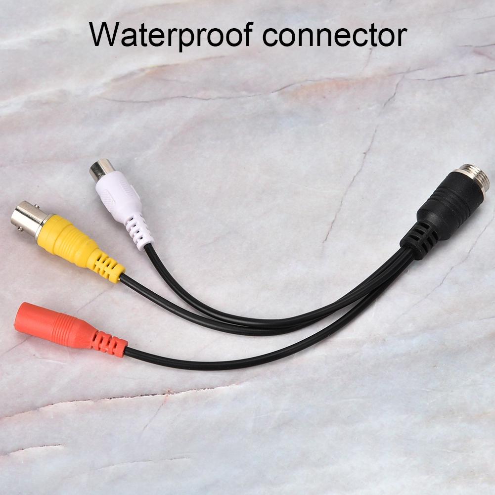 Car Video Recorder Extension Cable Air Head Male to BNC AV DC Female Monitor Adapter