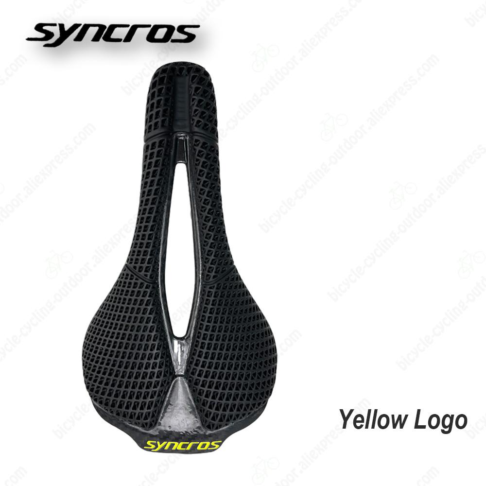 

Велосипедное седло SYNCROS, водонепроницаемый материал, термополиуретан, 3D-печать, удобное дышащее седло для горного велосипеда, карбоновое седло жёлтый