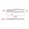 Fujiya Cable Handy Cutter, Ideal for Cutting IV Wires, 600-210