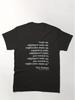 System of a Chop Suey Parody T-Shirt - Wake Up Lyrics Print Band Tee