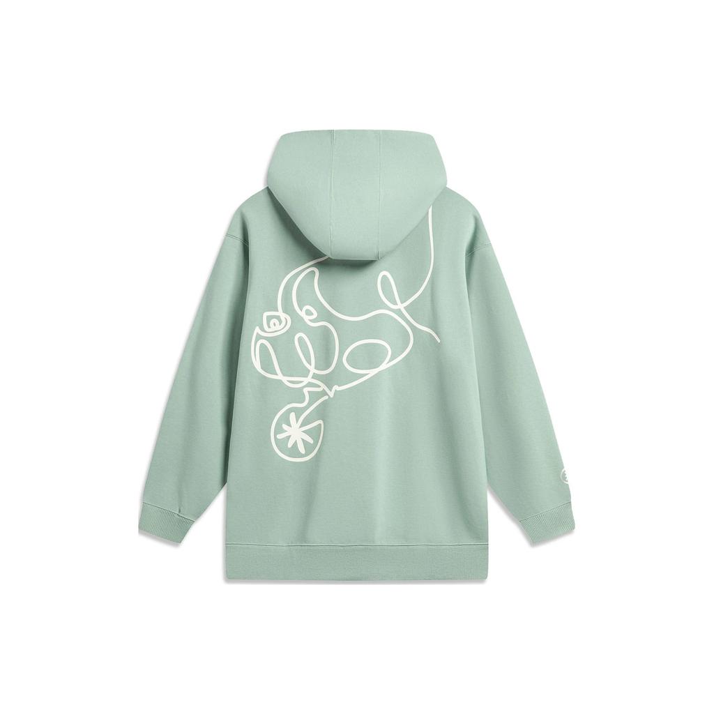 Li Ning Sweatshirt Unisex Jade Rauchgrün AWDTC61-2
