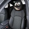 2PCS Funny Cartoon Car Headrest Cover Eyes Car Seat Head Rest Protector Spooky Cars Seat Covers for Cars for Halloween Christmas