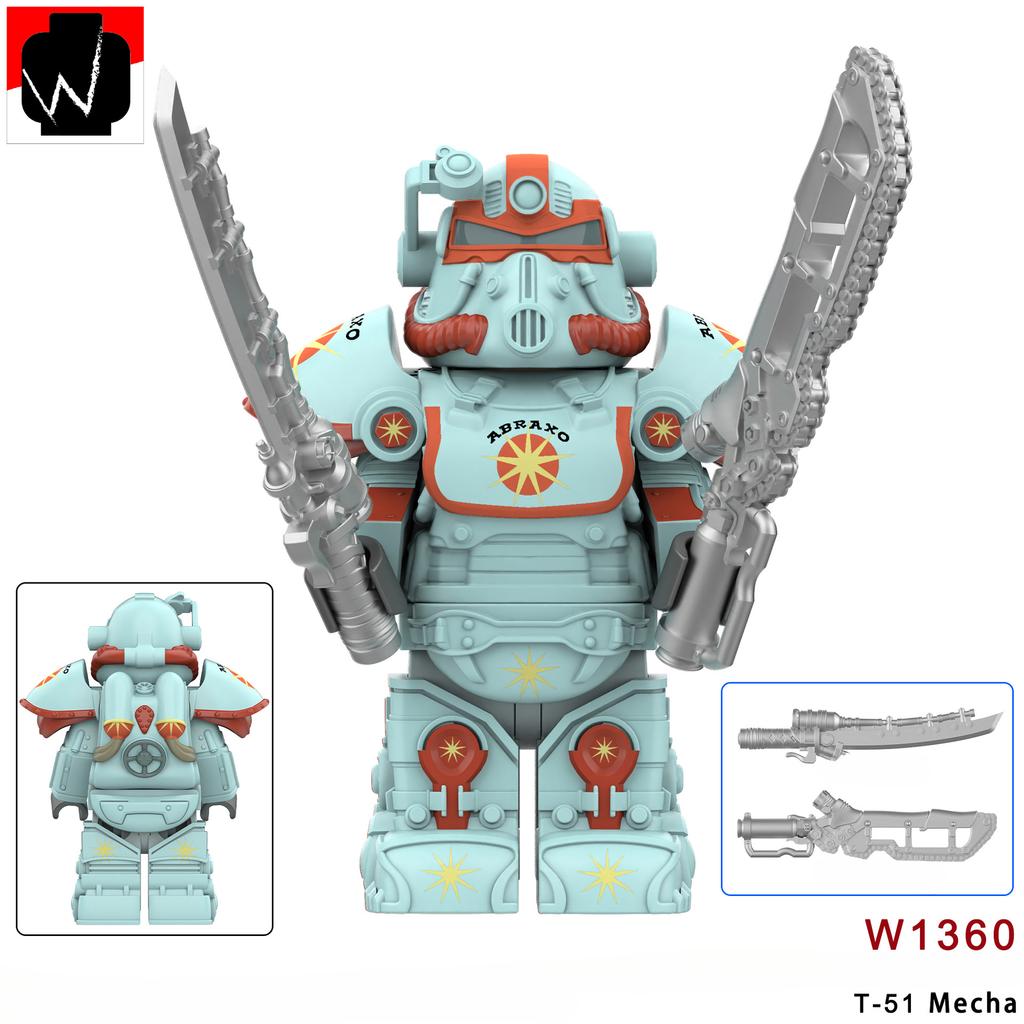 W1360-W1364 Game Popular Creative Mini Assembled Building Block Action Figures Plastic Kid's Educational Toys