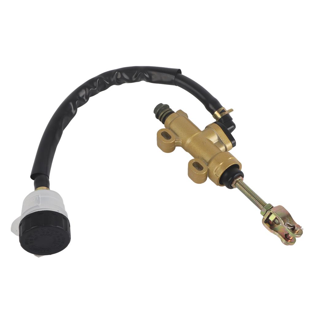 Rr Brake Cylinder Pump for Motorcycle Bike Reservoir Brake Cylinder Black Gold