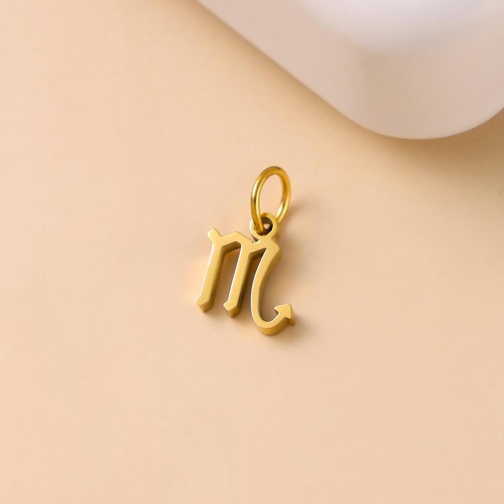 Pendentifs Colliers en Acier Inoxydable Douze Constellations – Design Élégant, Petit et Exquis