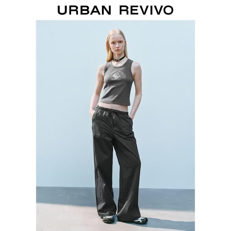 UR Women s Summer Casual Wide-Leg Pants L