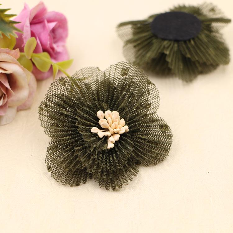 

Корейские вязаные вручную цветочные аксессуары для волос для детей