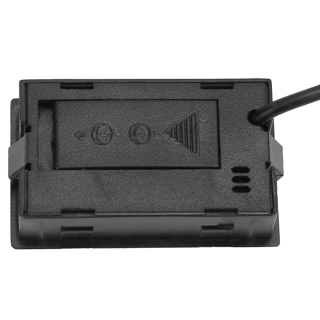 Kwadratowy Cyfrowy Termometr Higrometr Temperatury i Wilgotności z Sondą Przewód 1,5 m(czarny)