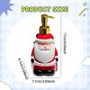 Santa Claus Hand Soap Liquid Dispenser Xmas Decor for Kitchen Vanity Dorm