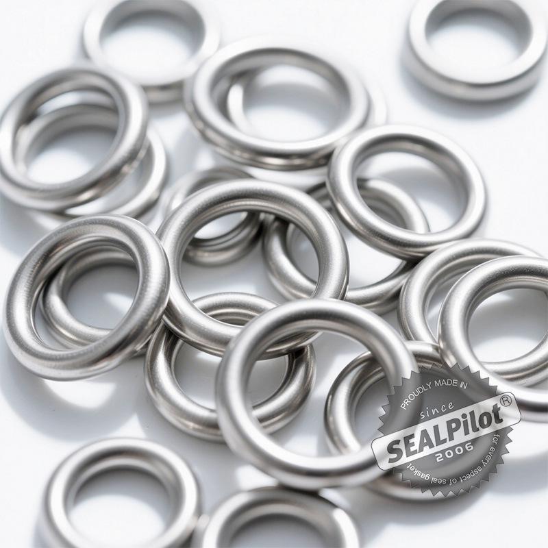 High Temp/Pressure Metal Gasket - Copper/Aluminum/Stainless Steel for Flange Pipes