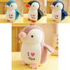 Adorable Heart Penguin Plush Toy Soft And Cuddly Stuffed Animal Gift For Kids