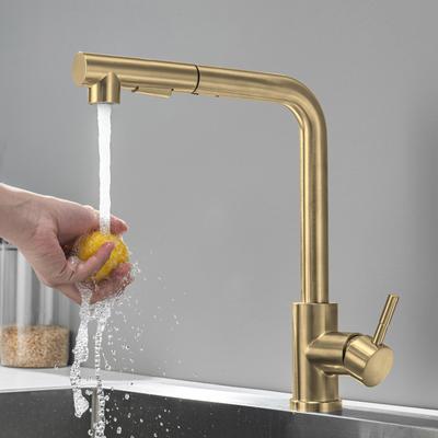 Siyah Dışarı Çekin Mutfak lavabo musluğu Güverte Üstü Akışı Püskürtücü Mutfak Mikser Dokunun Banyo Mutfak Sıcak Soğuk Dokunun