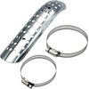 Shymie Muffler Guard Bike Heat Guard Heat Protector Motorcycle Muffler Muffler Guard Baffle Pipe Cover Silver Perforated