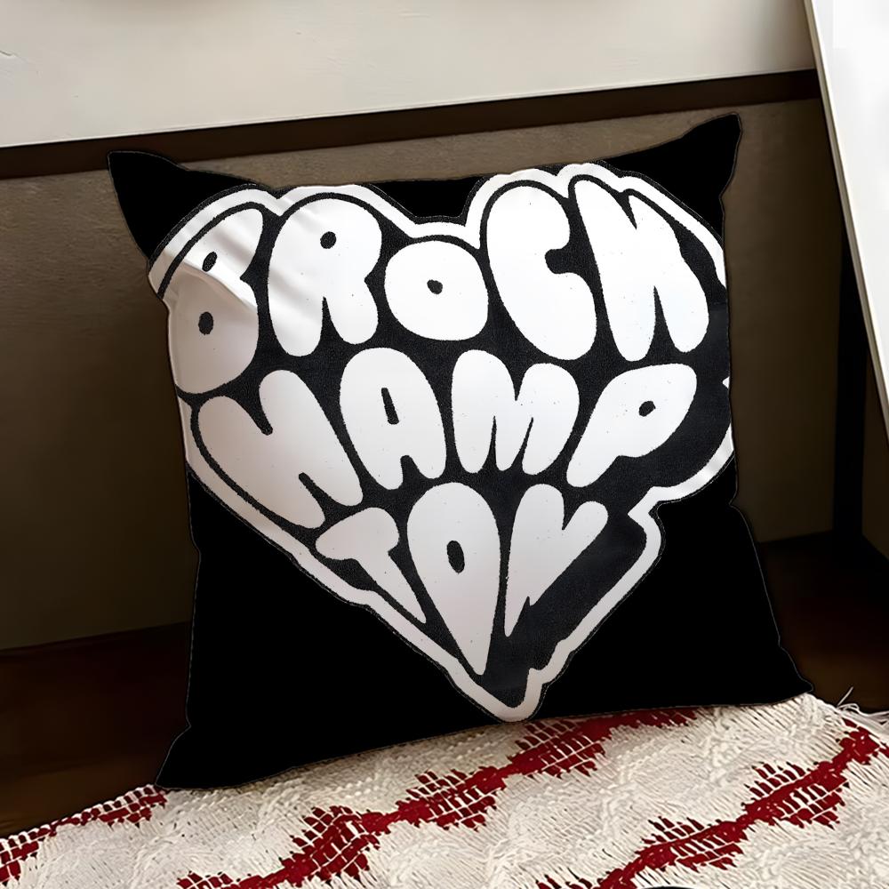 Band BBROCKHAMPTONS Cushion Cover Reversible Soft Durable Pillow Cover Home Car MultiScene Use for Daily Comfort
