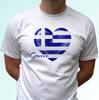 Griechenland Herz Kinder Jungen T-Shirt Flagge Top Hellas T-Shirt Hellada Geschenk s s Kindergrößen