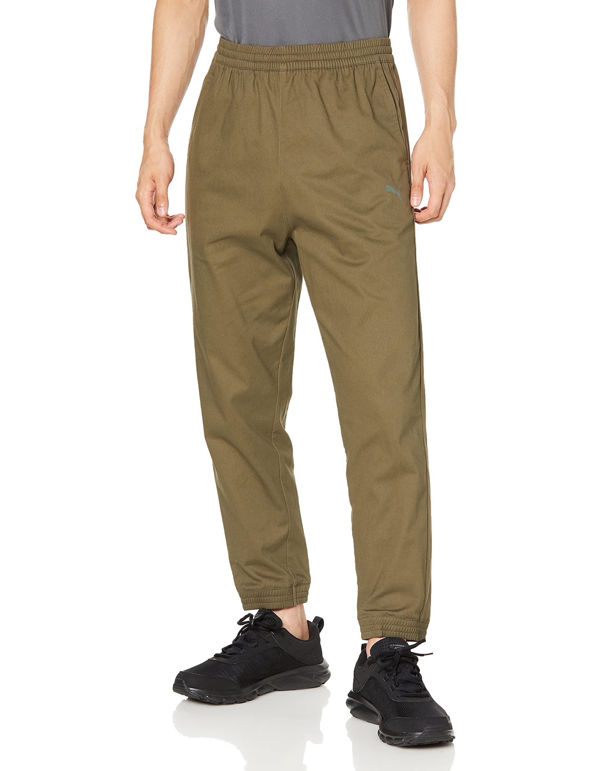 

PUMA Pants Sporty PUMA CAT Tapered Cropped Pants 588342 588342 21 Color Grape Leaf L Men s Fall/Winter (44)