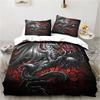 Dragon Head 3D Duvet Cover Set For Bedroom Decor Dragon Bedding Sets King Queen Size Bed Set Home Textiles Bedclothes 2/3pcs