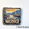 China Hong Kong Fridge Stickers Tsim Sha Tsui Travel Souvenirs Macao Fridge Stickers Home Decoration Wedding Gifts