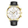 Herren Luxus Edelstahl Uhr Quarz Business Kalender Armbanduhr Neu