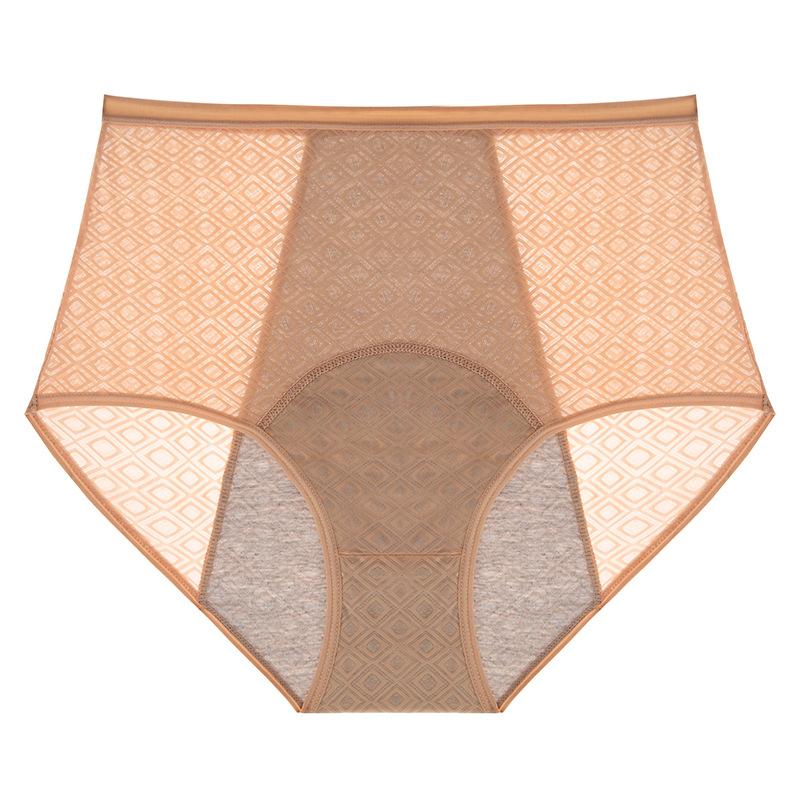 Large Size Women Spring and Summer Thin Style High Waist Leakproof Breathable Menstrual Period Briefs