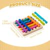 Stacking Travel Game Wooden Rainbow Puzzle Creativity Educational Interactive Matching Teaser for