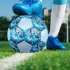 1PC Haaland Peak Performance Size 5 Soccer Ball PrahaIndoor Soccer Ball Colorful All Ages Machine Stitched PVC Competition Ready Durable High-Bounce