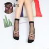 5 Pairs of Light and Breathable Cartoon Bear Mid Calf Socks for Women In Spring and Summer