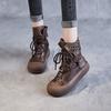 Leather Hollow Martin Boots Women's 2026 New Summer Thin Breathable Mesh Sandals High-top Short Boots Summer