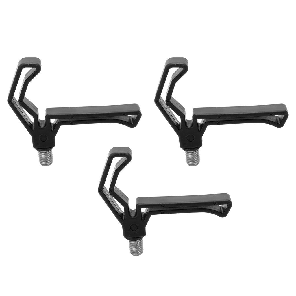 Angelrutenhalter aus Kunststoff mit großer Öffnung, Angelrutenhalterung, Angelstützwerkzeug, Schwarz