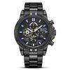 Men'S Watch, Versatile Sports Business Timing Luminous Steel Belt Quartz Men'S Watch 2108