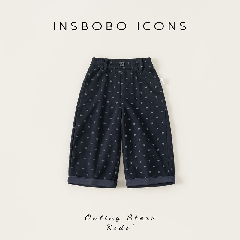 Детские брюки 2026 Весна Новый стиль Для девочки Детские джинсы Весенний наряд Детская одежда Стильные весенние и осенние длинные брюки Black 90