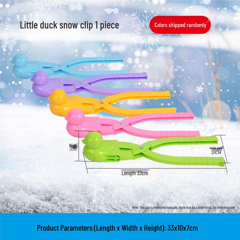 Large Snowball Maker Set - Duck, Heart, Snowman Shapes