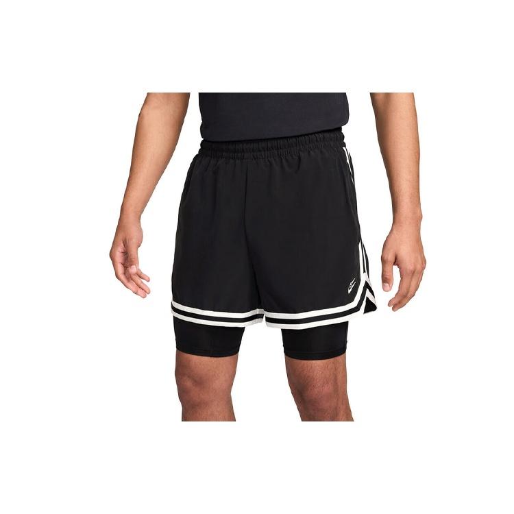 Nike Kevin Durant 4  DNA 2-in-1 Basketball Shorts (Asia Sizing)  Black Sail  Men s FN8097-010 M