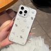 Cherry Pearl Glitter Sequin Phone Case For Iphone17Promax Love Apple 16 Transparent 15 Women