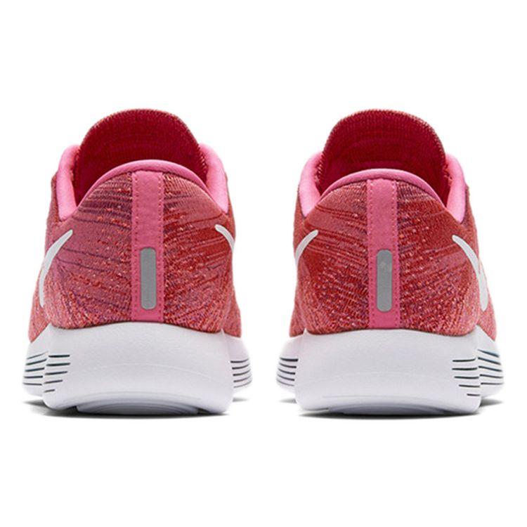 Nike LunarEpic Flyknit Comfortable Versatile Fabric Shock Absorption Non-Slip Low-Top Marathon Running Shoes Women sneaker Pink White 843765-601