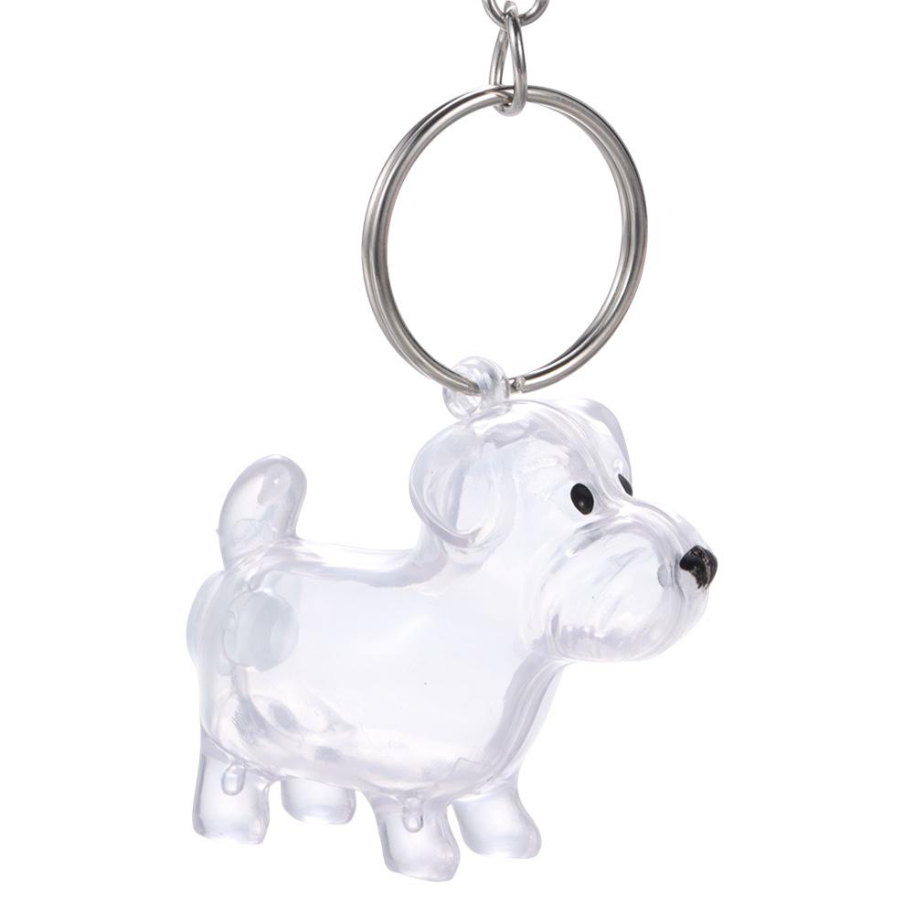 Transparent Dog Fur Storage Pendant Fur Storage Capsule DIY Accessories Portable Souvenirs Keychain Handmade Design