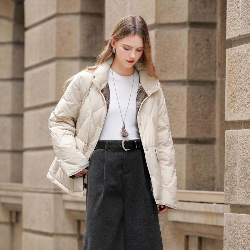 Sancai 2025 Winter Loose Fit 90% White Duck Down Puffer Jacket