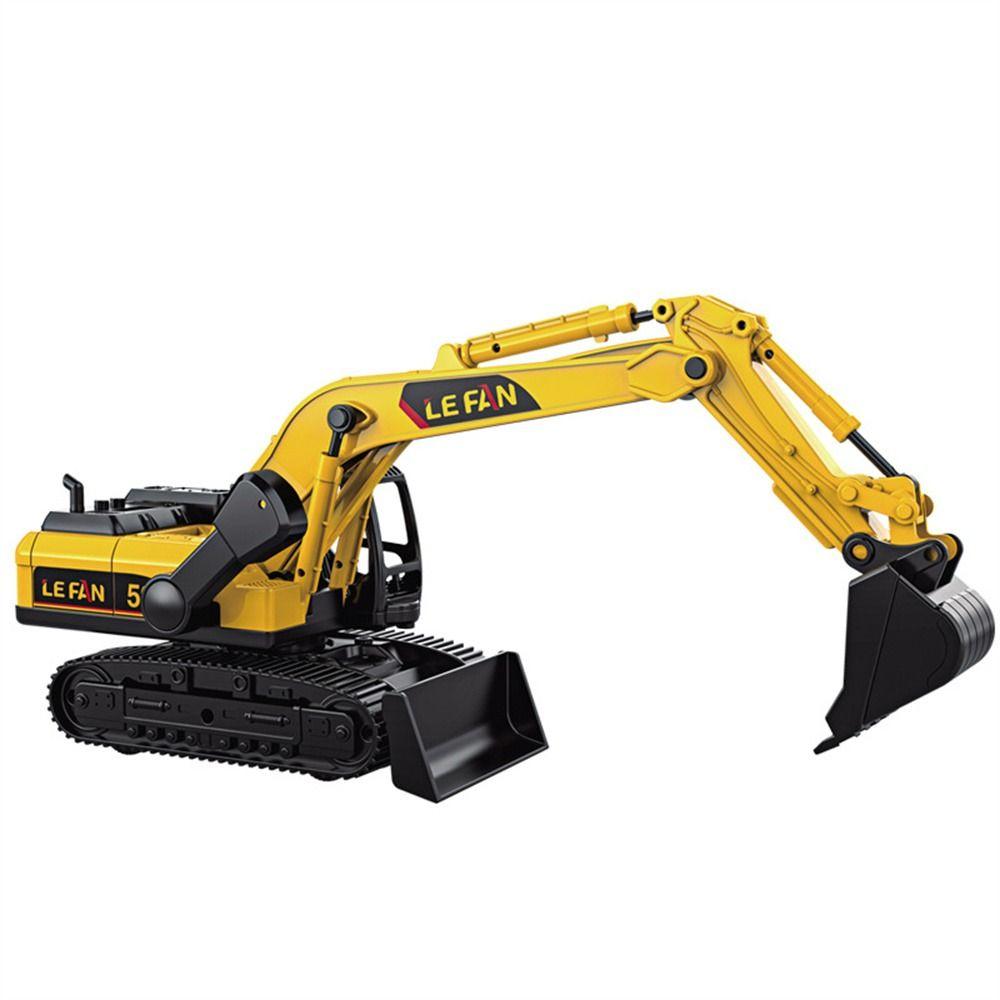 Drill Excavator Engineering Models Cars Model Toys Inertial Truck Toy  Children Gift
