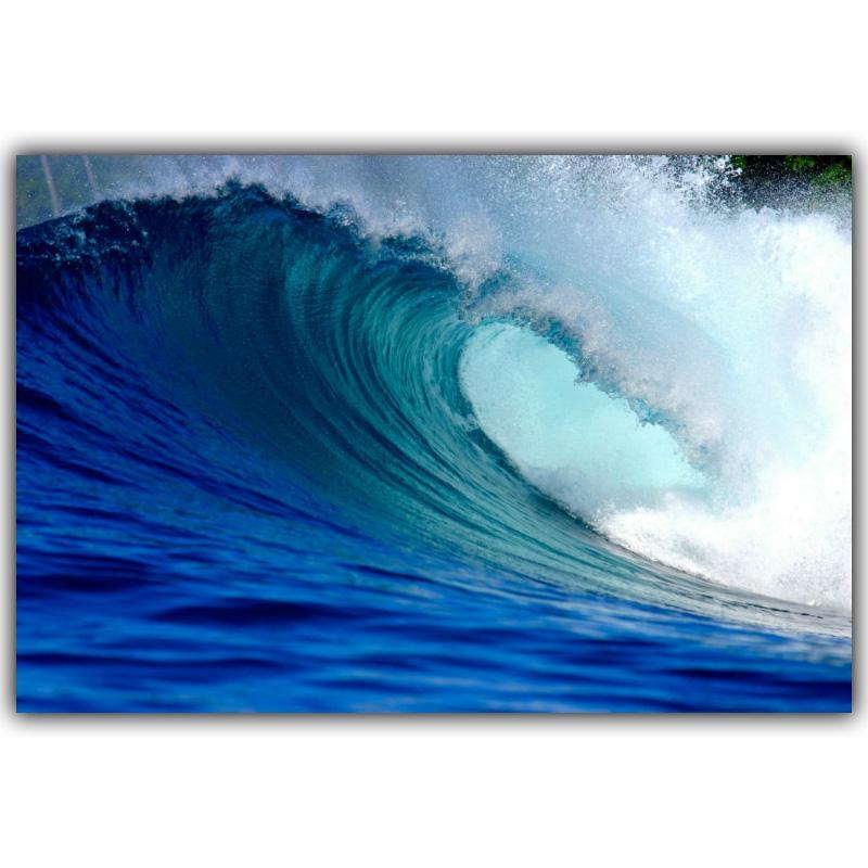 Summer Sun and Beach, Sea Palm and Mountain Landscape Wall Painting Εικόνες Διακόσμηση σπιτιού Εικόνες από μεταξωτό καμβά εκτύπωσης αφίσας