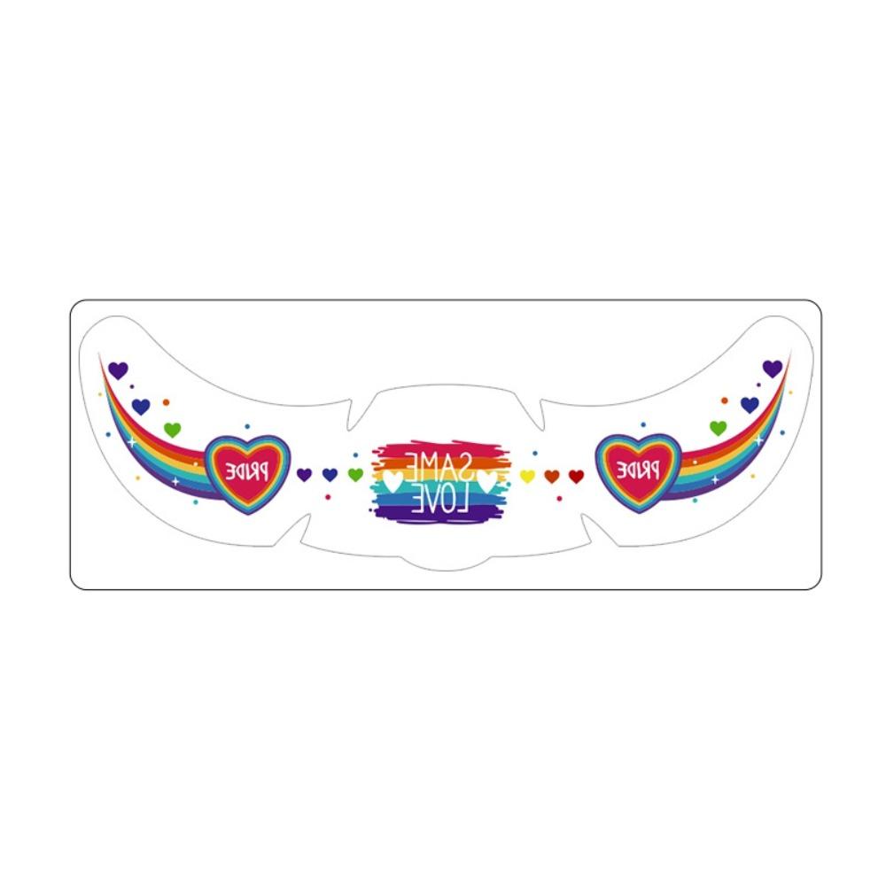 Waterproof Rainbow Freckles Face Tattoo Facial Art Makeup Stickers  Pride Month