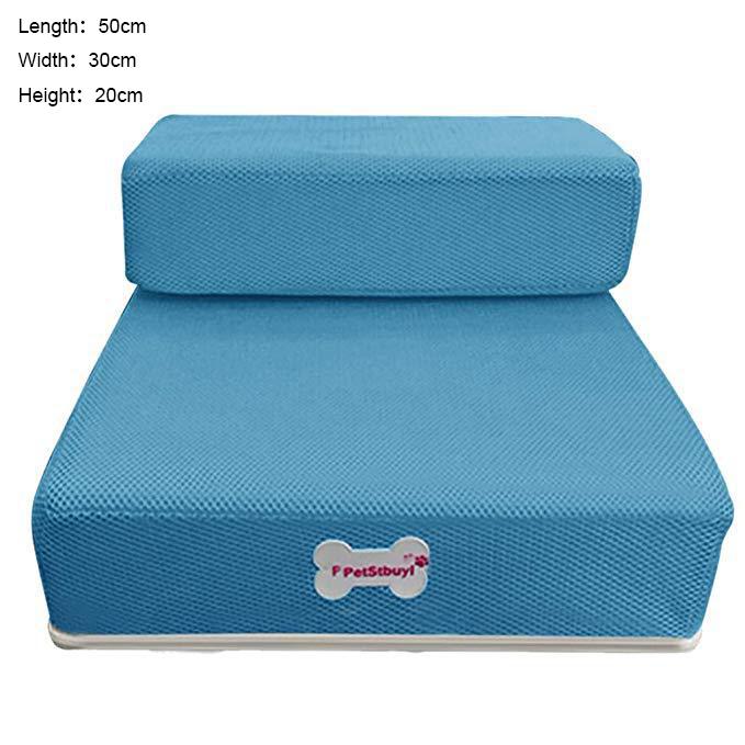 

30Cm Dog Stairs Pet 2/3 Steps Stairs For Small Dog Cat Pet Ramp Ladder Anti-Slip Removable Puppy Stairs Pet House Bed Supplies Decor