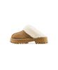Spur Lambs Wool Genuine Cowhide Slippers 5Cm -Sa9063 (3Color)