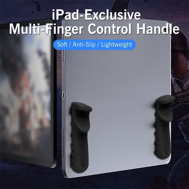 Ergonomischer Tablet Gaming Griff Schnellinstallation ABS Controller Unterstützung für mehrere Geräte Stabil Rutschfest Tragbare Handauflage