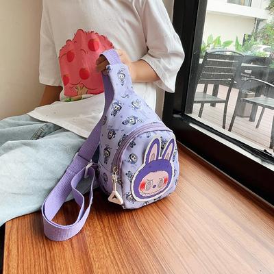 Children'S Small Breast Bag Cartoon Foreign Style Casual Shoulder Bag Casual Cute Versatile Messenger Bag