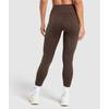 Gymshark Everyday Foldover Leggings Archive Brown B1b7g Nby8
