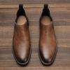 40~46 Chelsea Boots Men   Comfortable Fashion Leather Men Boots